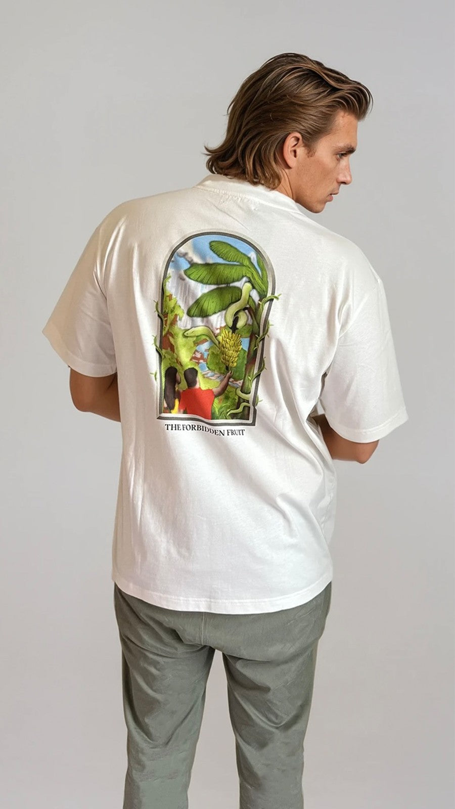 FORBIDDEN FRUIT BANANA TEE – OFF-WHITE
