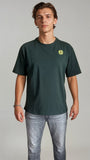 PIXEL BANANA TEE – PINE GREEN