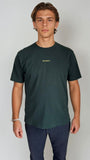 POMONA STITCH BANANA TEE – PINE GREEN